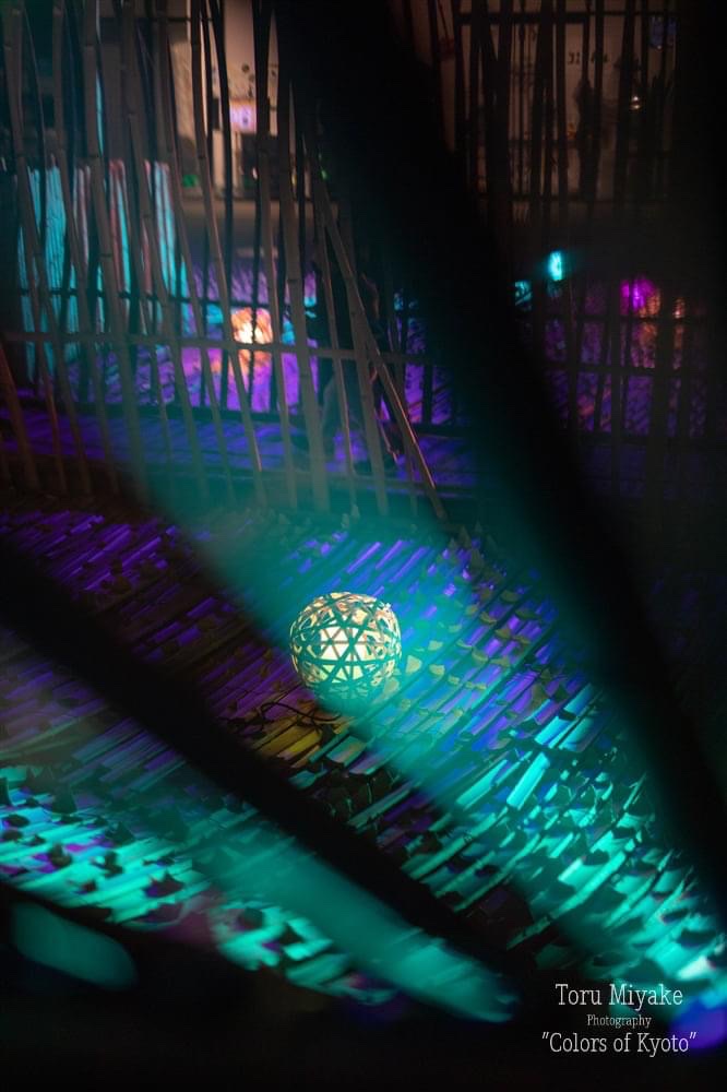亀岡　竹のイルミネーション