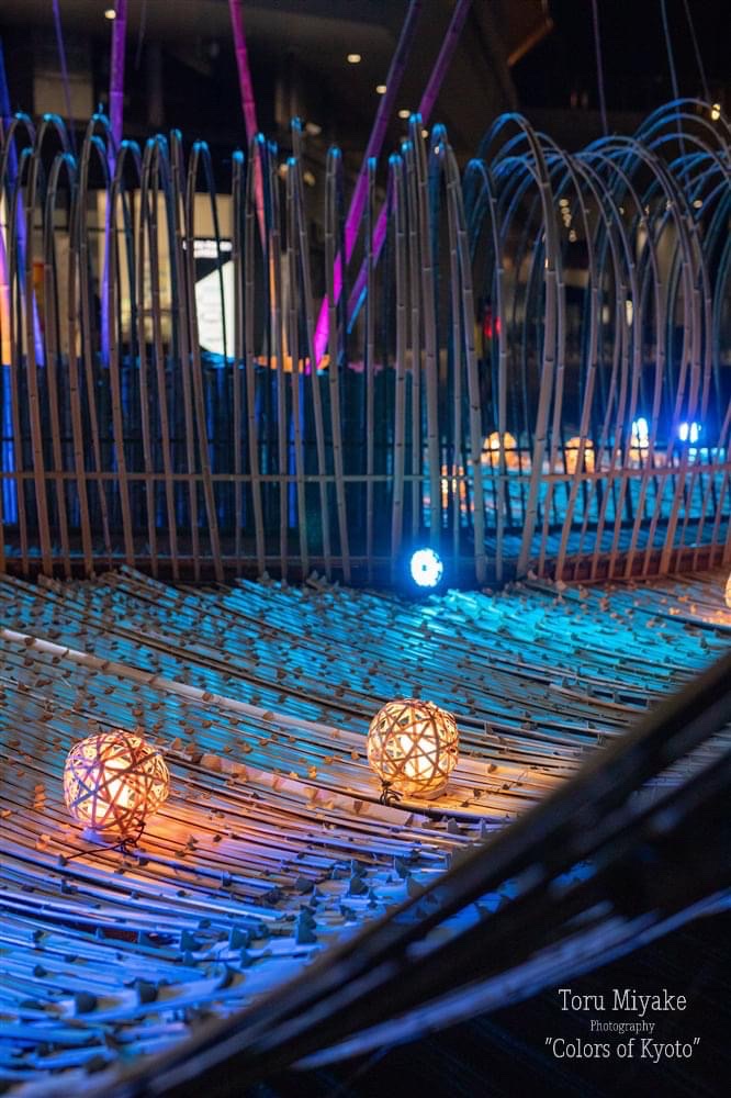 亀岡　竹のイルミネーション