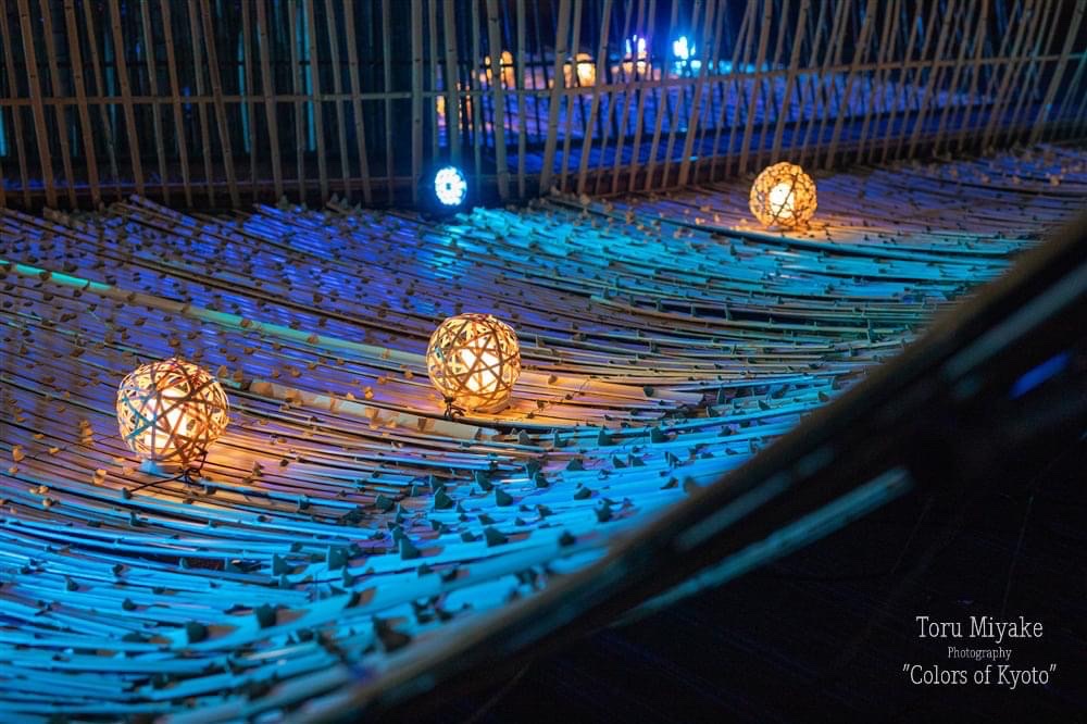 亀岡　竹のイルミネーション