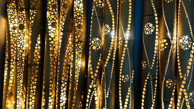 竹あかりinモリカミミュージアム&日本庭園