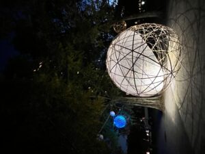 よはのつきプロジェクト竹ボール