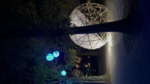 よはのつきプロジェクト竹ボール