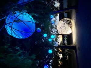 大津よはのつき竹オブジェ