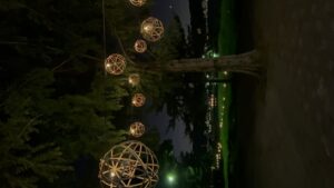 大津よはのつき竹オブジェ